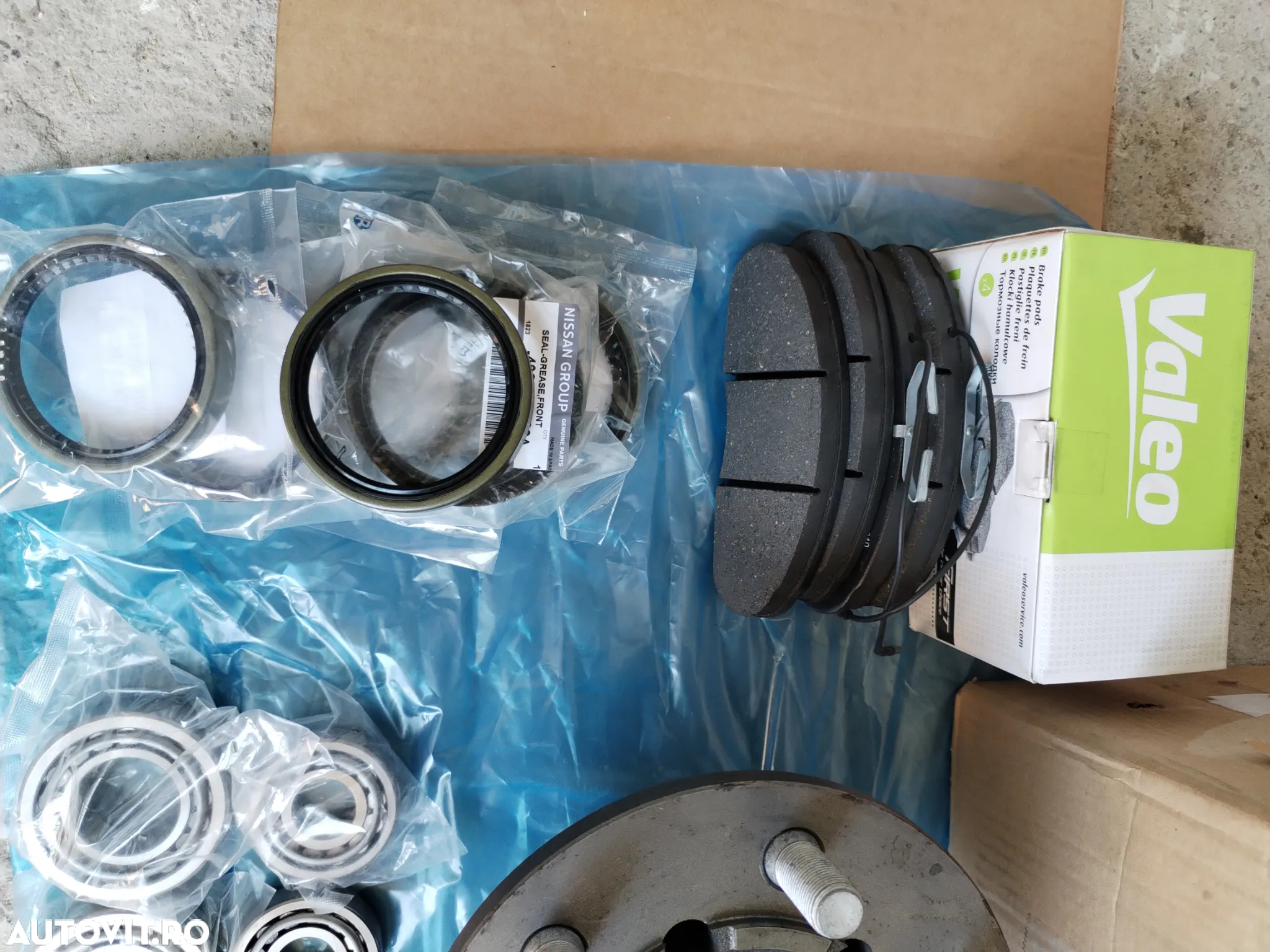 Butuc roata fata NISSAN ATLEON L35 ECO-T100 L35-09 EBRO L35-08 SEMERING ROATA RULMENTI DISC PLACUTE SURUBURI KIT PIVOTARE - 8