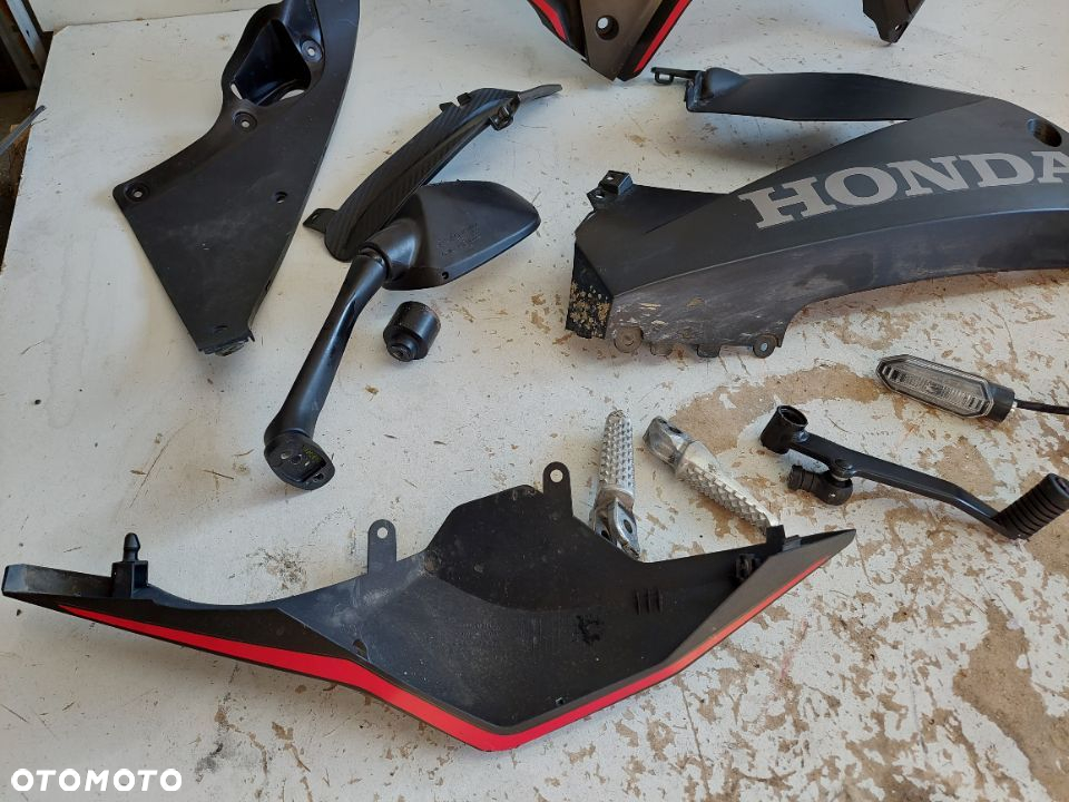 HONDA CBR 650 R owiewka bok boczek pług ogon lusterko podnóżek - 4