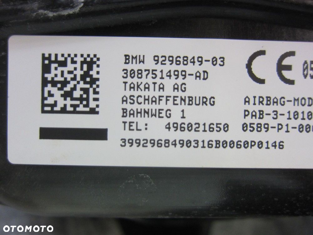BMW X1 F48 DESKA ROZDZIELCZA KONSOLA CZARNA MOKKA BRĄZ 51456969854 6969854 - 10