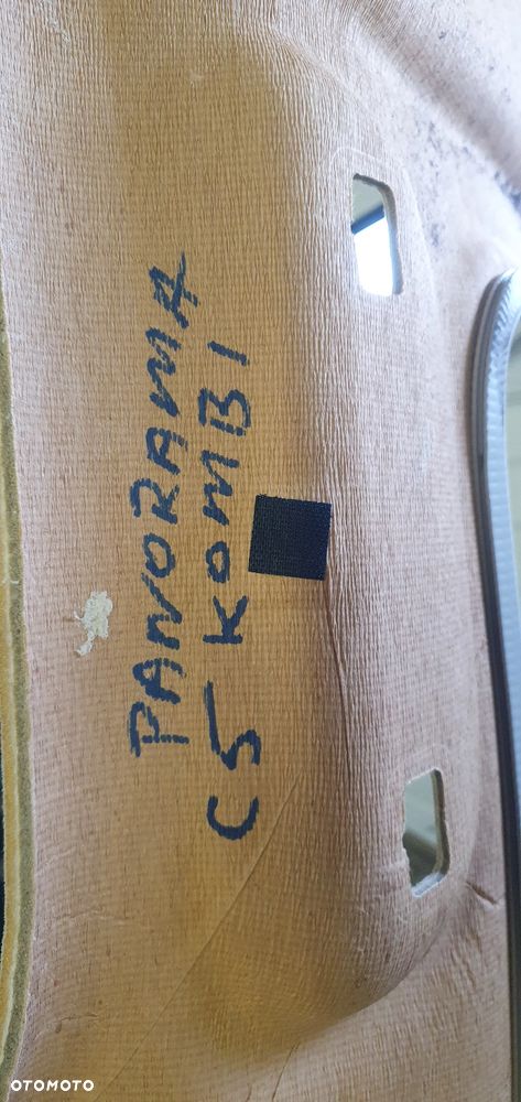 Tapicerka podsufitka sufit Panorama Citroen C5 III Kombi 96819444BJ - 9