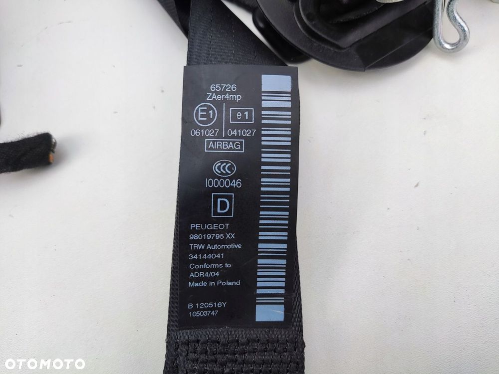 DESKA KONSOLA PODUSZKA PODUSZKI AIR-BAG PASY PEUGEOT 5008 I 2013-2016 LIFT - 7