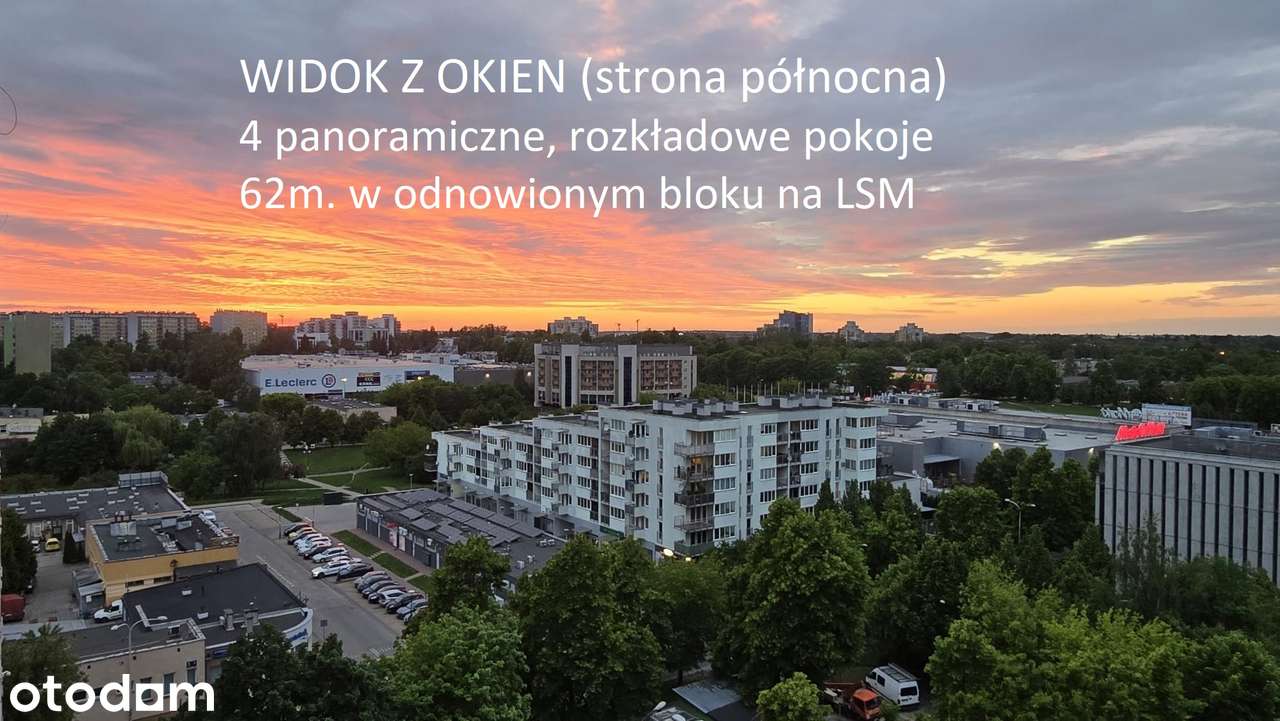 BEZ PROWIZJI 4 ROZKŁADOWE POKOJE w odnowionym bloku LSM, PARKING,WIDOK