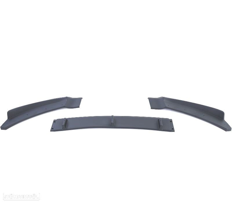 SPOILER LIP BMW F32 F33 F36 LOOK M PRETO MATE - 4
