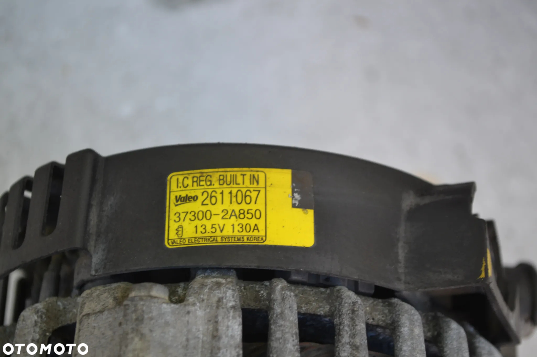 KIA HYUNDAI 1,4 1,6 CRDI ALTERNATOR VALEO 37300-2A850 - 3