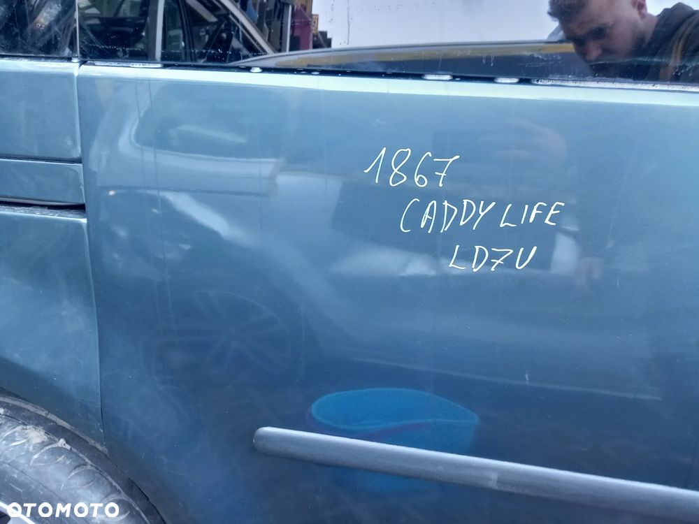 VW CADDY DRZWI PRAWE BOCZNE PRZESÓWNE KOLOR: LD7U - 3