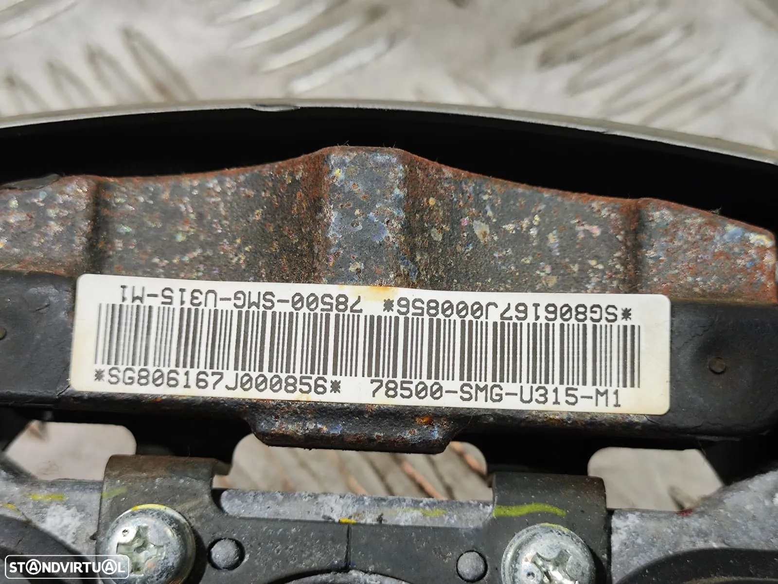 Volante + Airbag Honda Civic VIII 8 MK8 FN FK FK3 Pele - 12