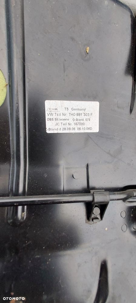 Siedzisko fotela pasażera vw t5 t6 - 8