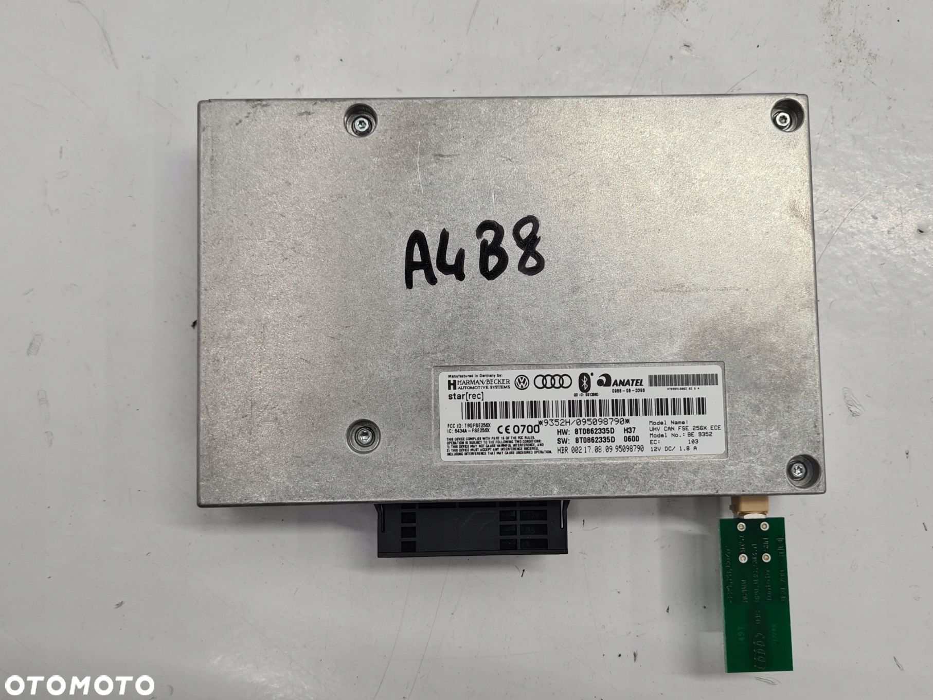 AUDI A4 B8 A5 8T MODUŁ BLUETOOTH 8T0862335D - 1