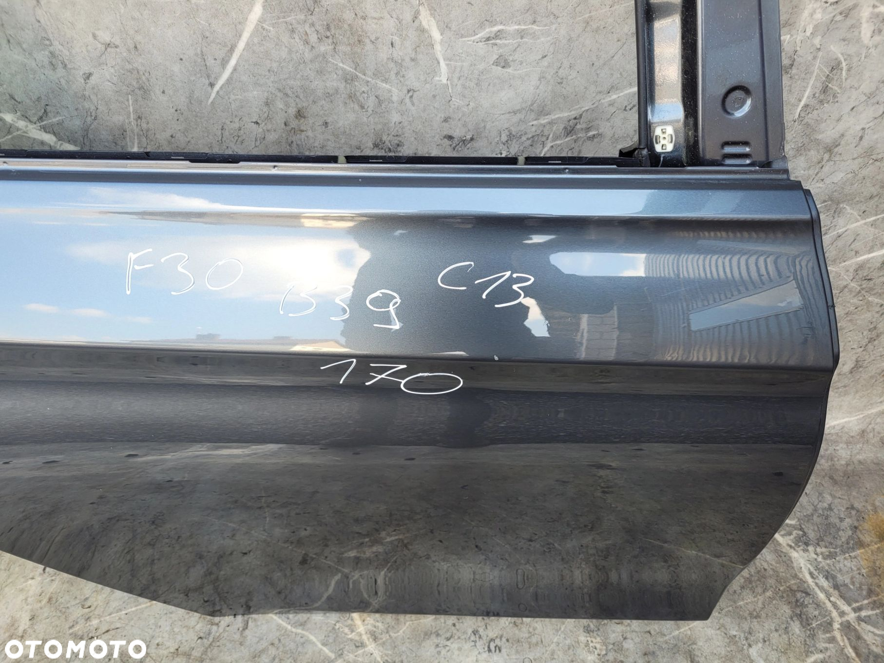 DRZWI PRAWY TYŁ TYLNE BMW F30 B39 MINERALGRAU - 3