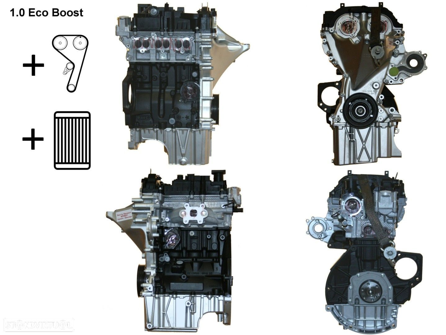 Motor  Reconstruído FORD ECOSPORT 1.0 EcoBoost YYJF - 1