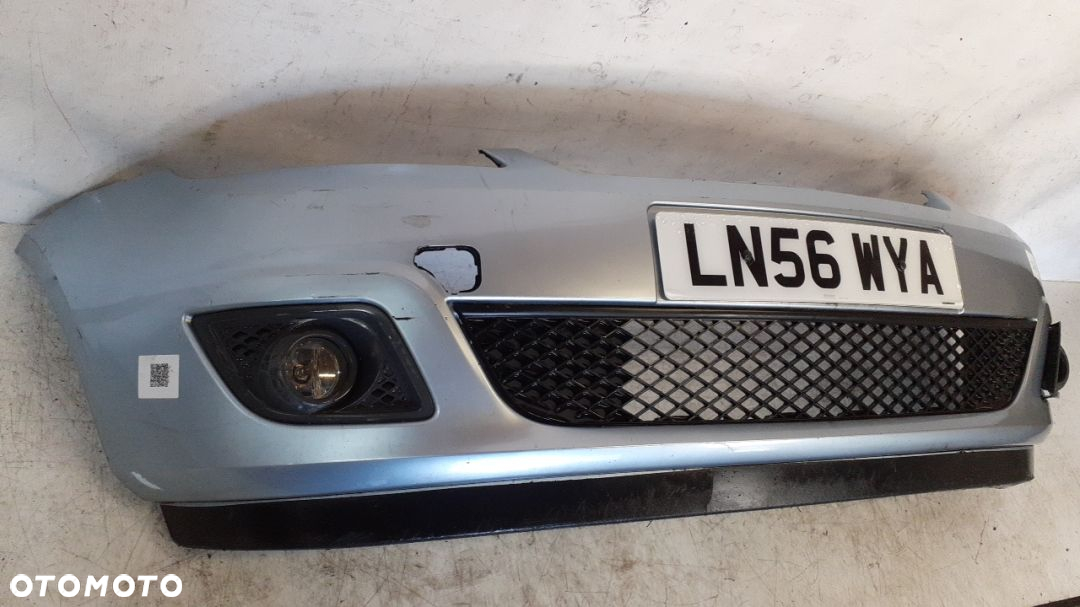* ZDERZAK PRZÓD PRZEDNI DO FORD FIESTA MK6 VI LIFT FL BŁĘKITNY J4 HALOGENY - 4