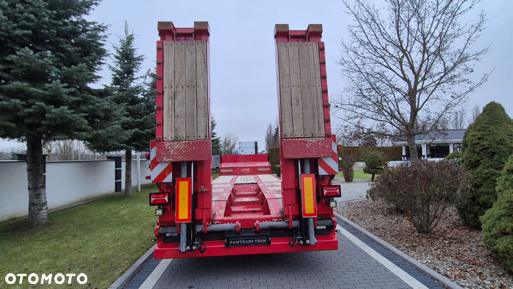 Langendorf NACZEPNA///NISKOPODWOZIOWA/// LANGENDORF///2022///HYDRAULICZNE  NAJAZDY///OŚ SKRĘTNA///OŚ PODNOSZONA///WYŚWIETLACZ OBCIĄŻENIA///WCIĄGARKA/// MAŁO UŻYWANA///STAN BARDZO DOBRY - 7