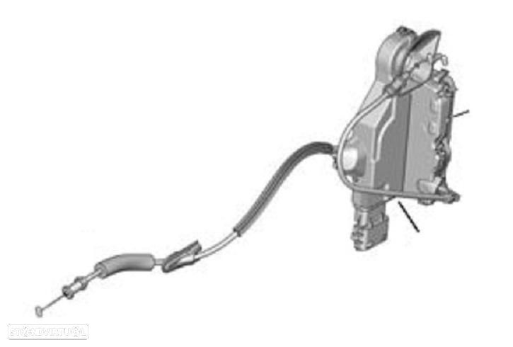 FECHADURA PORTA FRENTE ESQUERDA PEUGEOT 3008 - 1