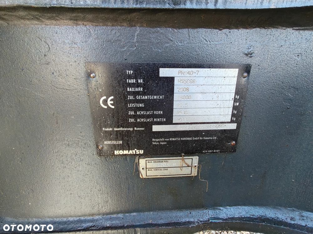 Komatsu PW140 - 28