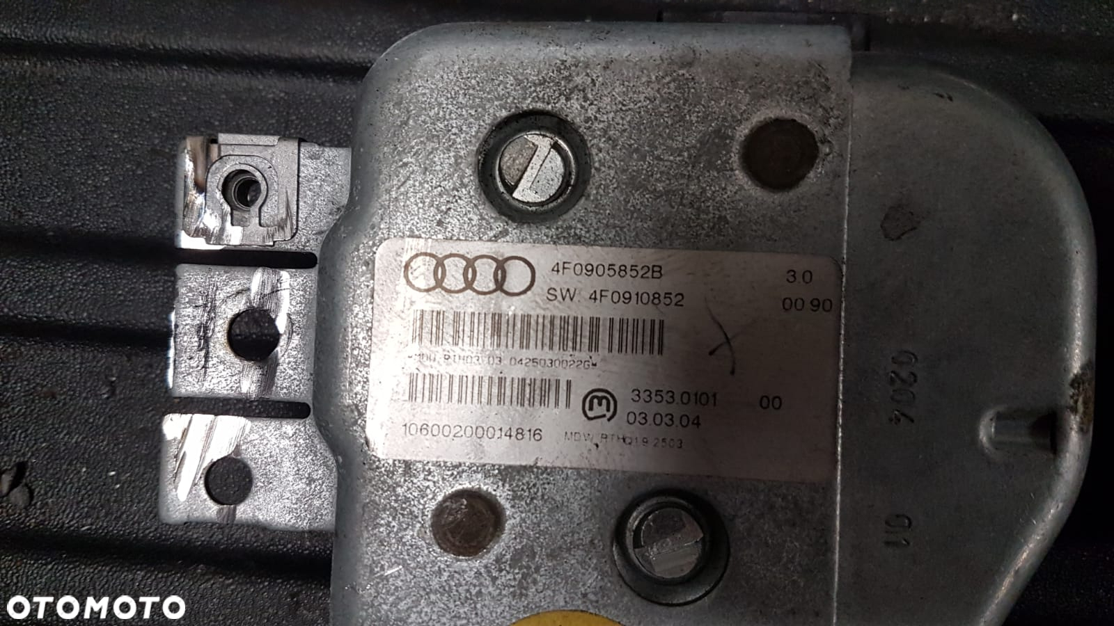 AUDI A6 C6 Rygiel  BLOKADA KIEROWNICY 4F0905852B - 4