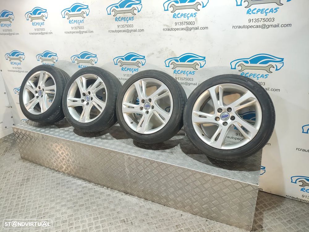 Conjunto Jantes 17 Originais Volvo V50 7J ET52 5x108 - 10