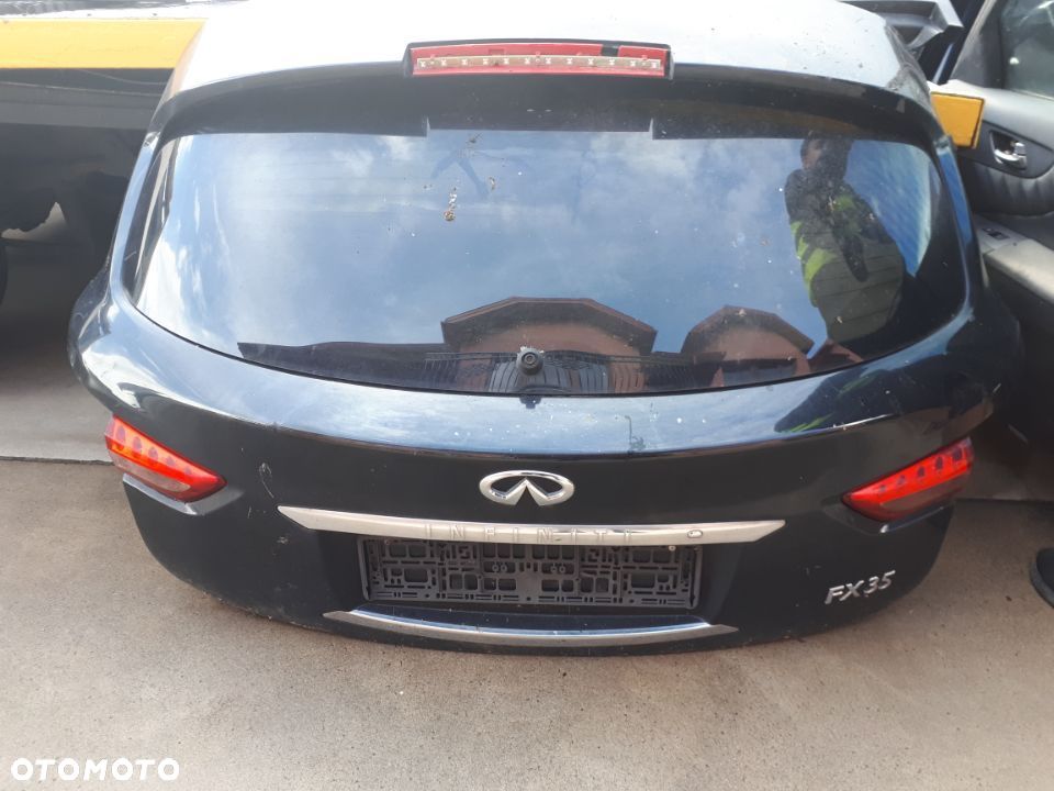 INFINITI FX35 FX30 FX50 II 08-17 KLAPA BAGAŻNIKA TYŁ TYLNA KH3