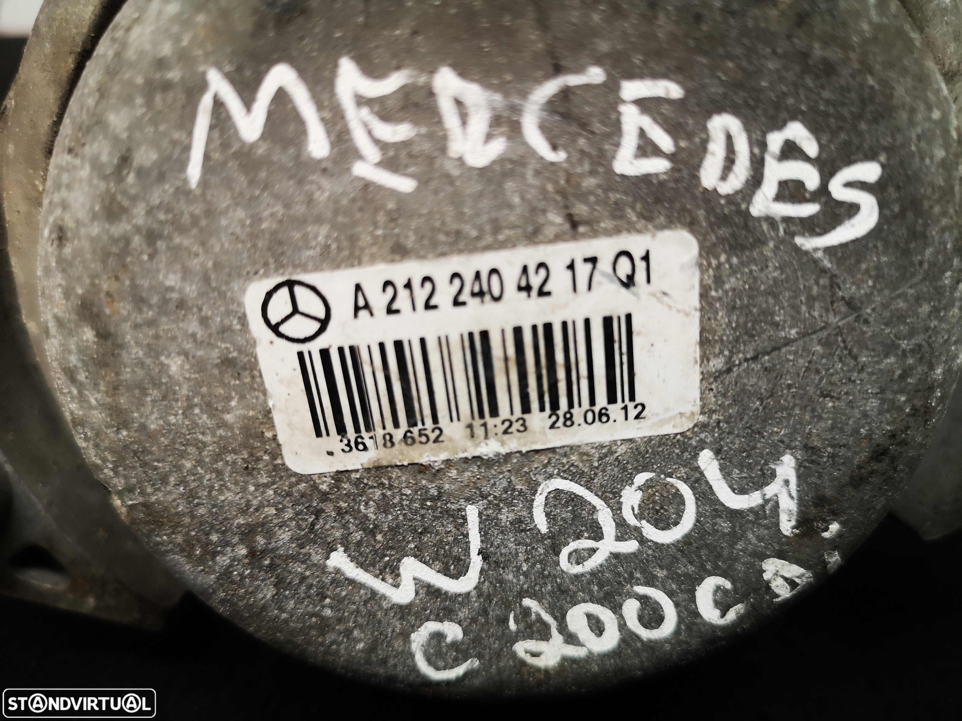 Apoio de motor Mercedes w204 w212 Mercedes class c e 2010+ (2x no estoque) - 4