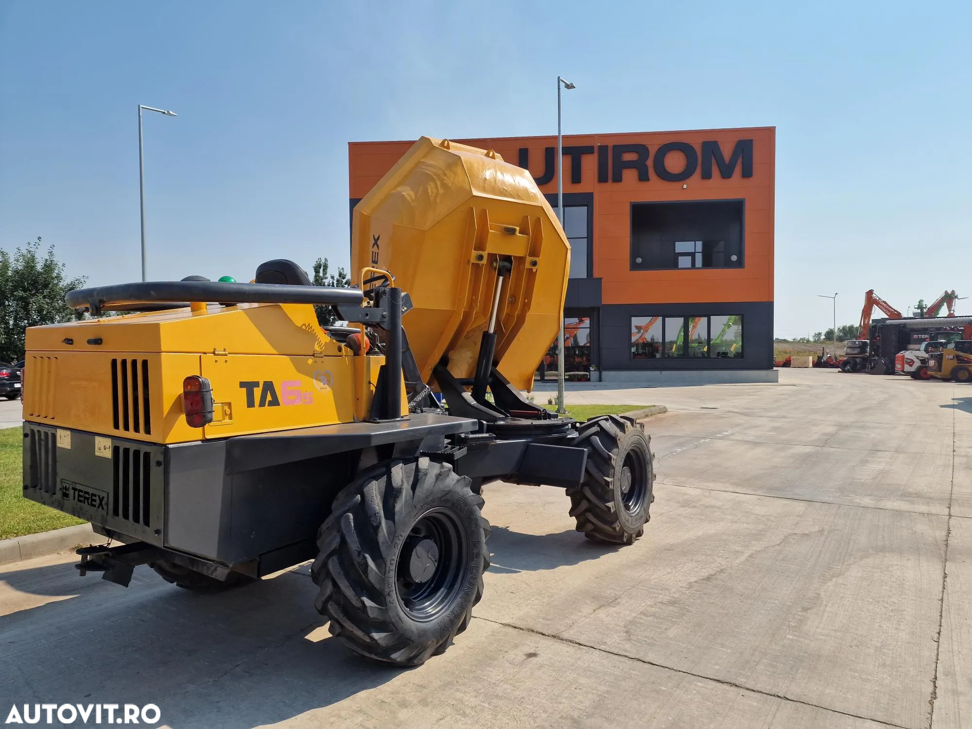 Alta DUMPER 6t TEREX, 4mc, 6t, basc LATERALA,  2.068h, 16900 EUR+tva, motor JCB 75CP, transmisie 4x4, produs in Anglia, Anvelope 90% bune, posiblitate leasing, CONDITIE FOARTE BUNA-PROMOTIE 16.900 EUR+Tva - 31