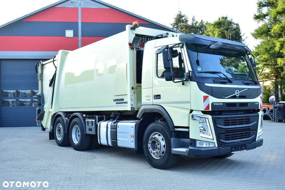 Volvo FM 410 Śmieciarka FAUN Variopress/ Wrzut uniwersalny Zoeller/ Euro 6  / Müllwagen/ Garbage Truck/ Sprowadzona z Niemiec ! - 3