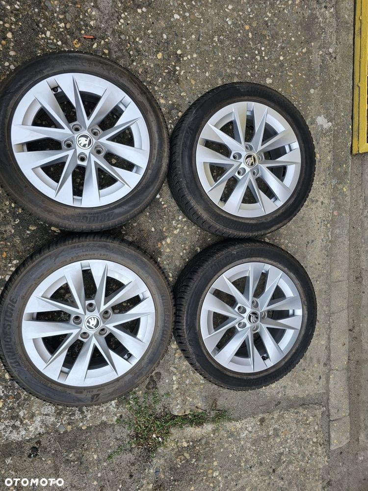 koła aluminiowe 5e3601025 skoda 205/55r17 - 1