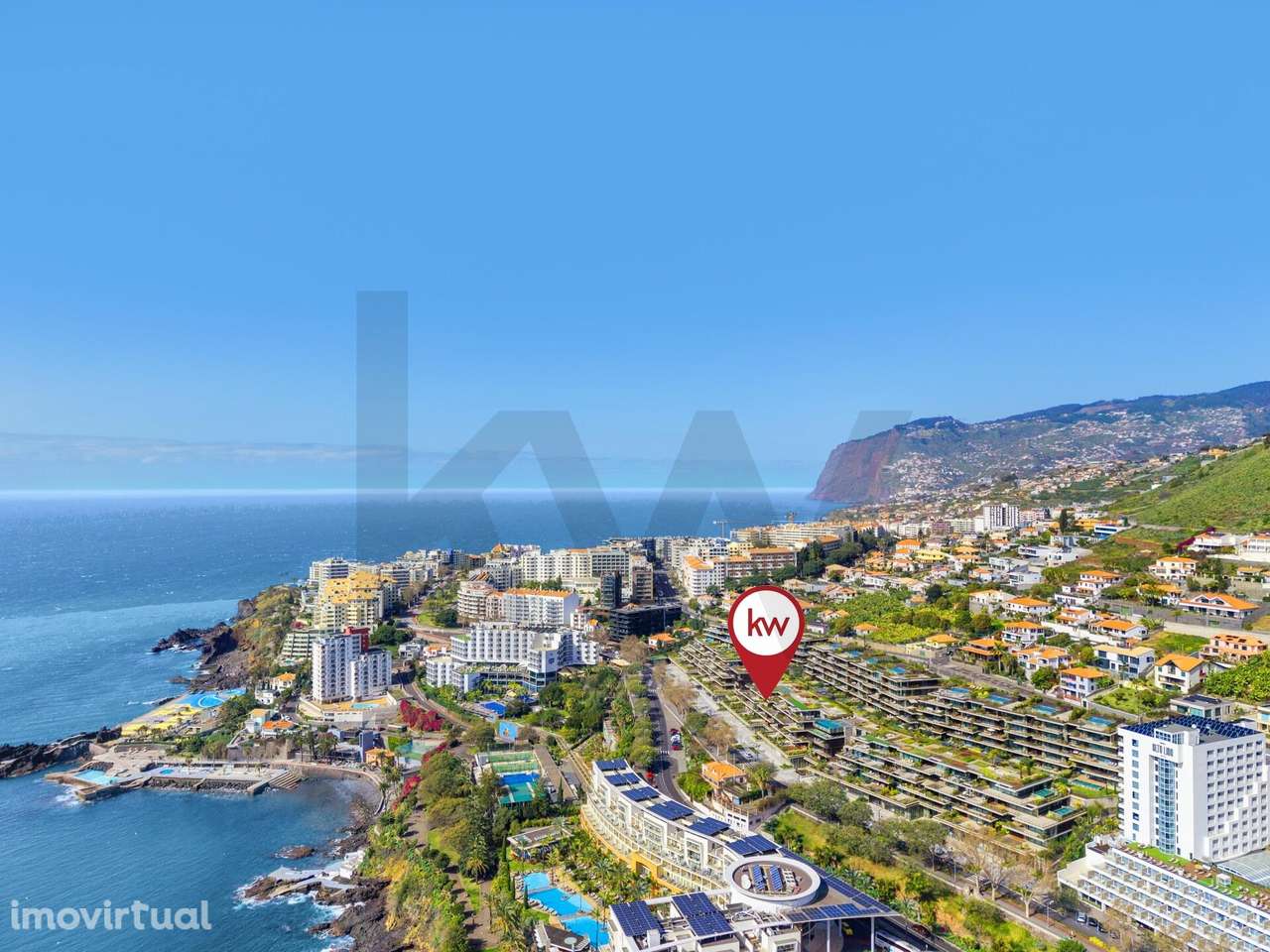 Apartamento T1 + 1 com varanda e vista mar em Estrada Monumental! - Grande imagem: 3/38