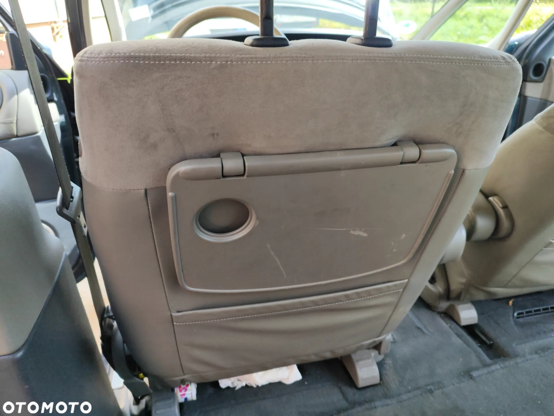 Fotel przedni przód lewy SZARA skóra z alcantarą sterowany elektrycznie do Renault Espace IV 4 03-06r GRAND - 5