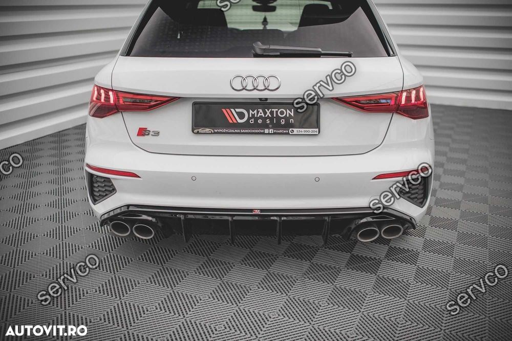 Difuzor bara spate Audi A3 Sline S3 Sportback 8Y 2020- v13 - Maxton - 5