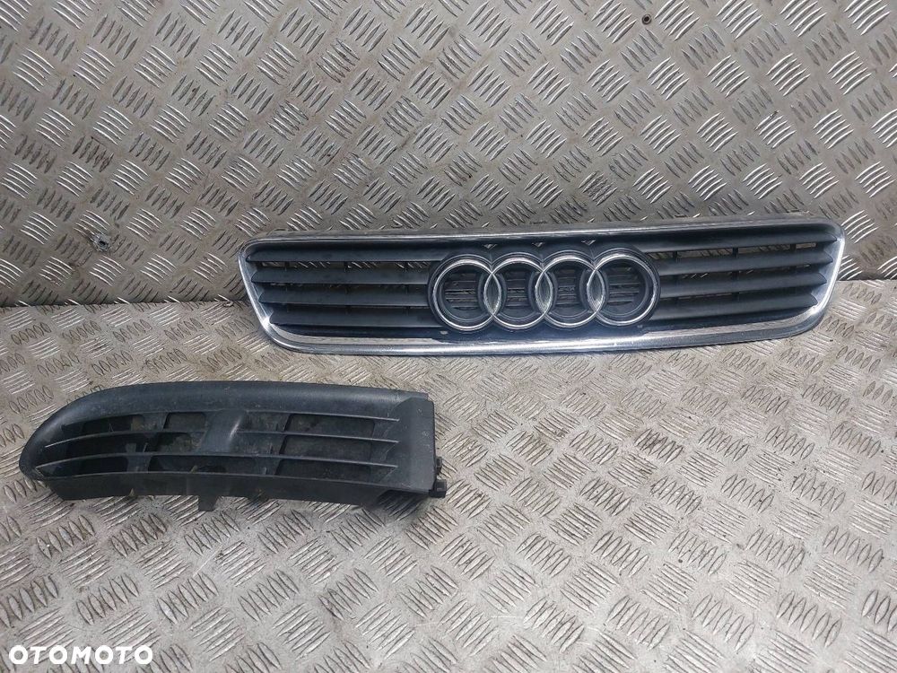 GRILL ATRAPA CHŁODNICY + PRAWA KRATKA ZDERZAKA AUDI A3 8L LIFT - 1