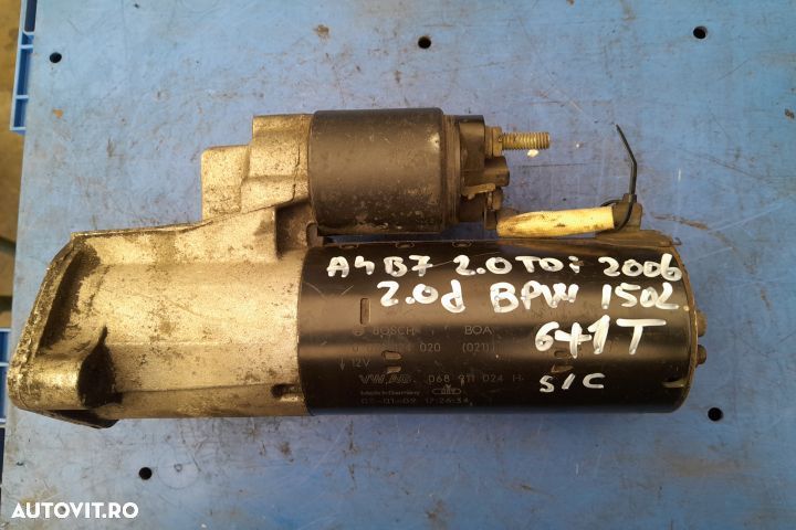 Electromotor 068911024H 6+1T Audi A4 B7 [2004 - 2008] Avant wagon 5-u - 4