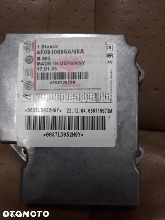 Moduł Sensor Airbag Audi A6 C6 4F0910655A - 1