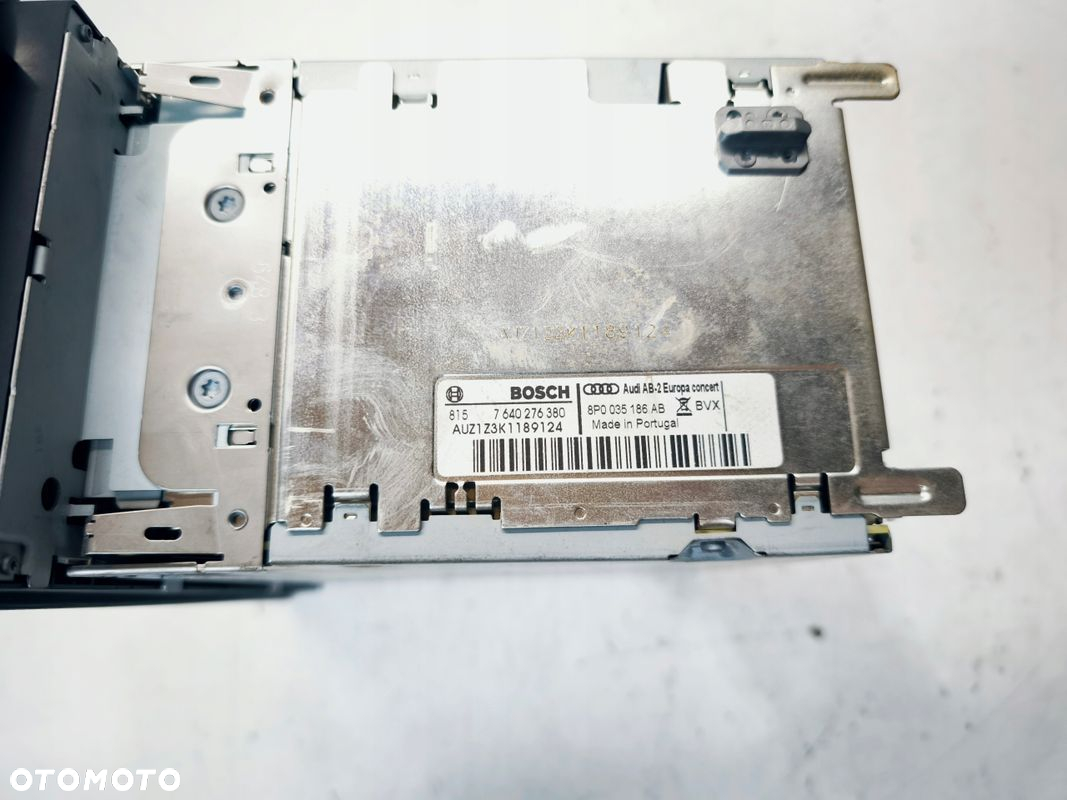 RADIO CD AUDI CONCERT AUDI A3 8P LIFT 2 DIN 8P0035186AB - 5