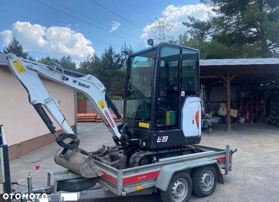 Bobcat Bobcat E19  ROK 2019 + przyczepa - 1