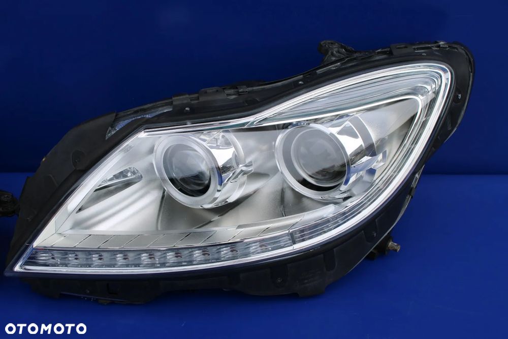 Reflektory prawy  lewy komplet Led ILS OE Mercedes W216 C216 Lift Europa - 6