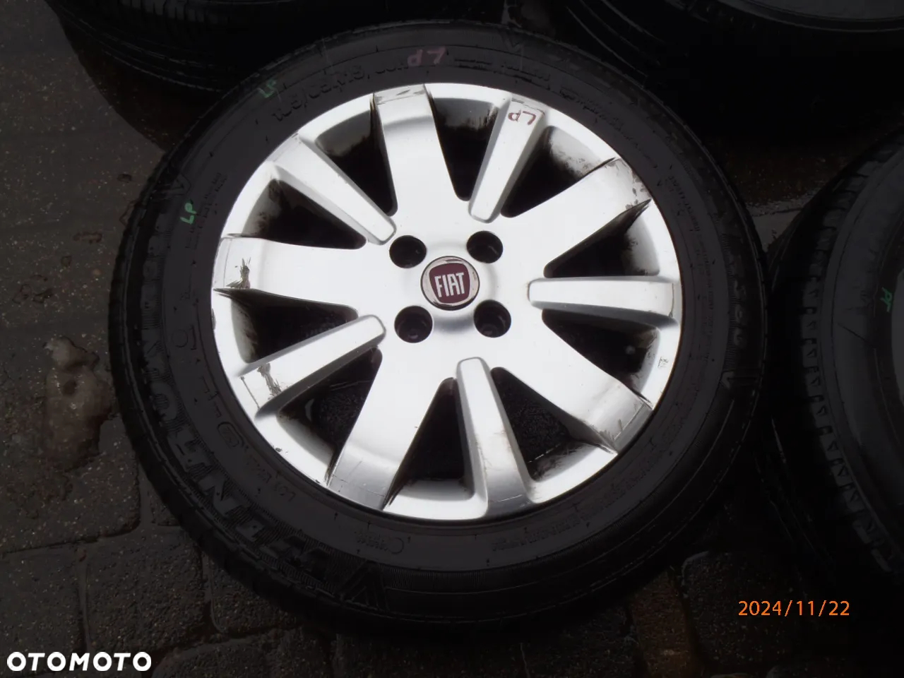 felga felgi alufelga alufelgi alu felgi fiat 500 punto grande evo fiorino Qubo nemo bipper doblo albea multipla palio punto II lift 15 4x98  6j15h2 madei in turkey 51889292  51906851 oryginał fiat - 8