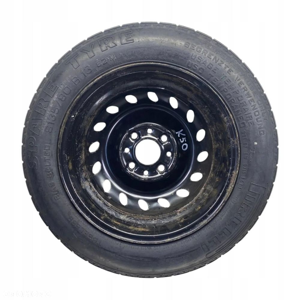 KOŁO DOJAZDOWE FIAT PANDA CINQUECENTO SEICENTO 135/80R13 4X98 ET33 - 10