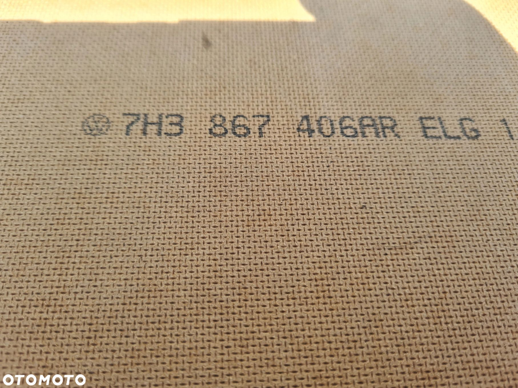 VW T6 LONG płyta dykta tapicerka osłona nadkola prawy tył SZARA 7H3867406 - 2