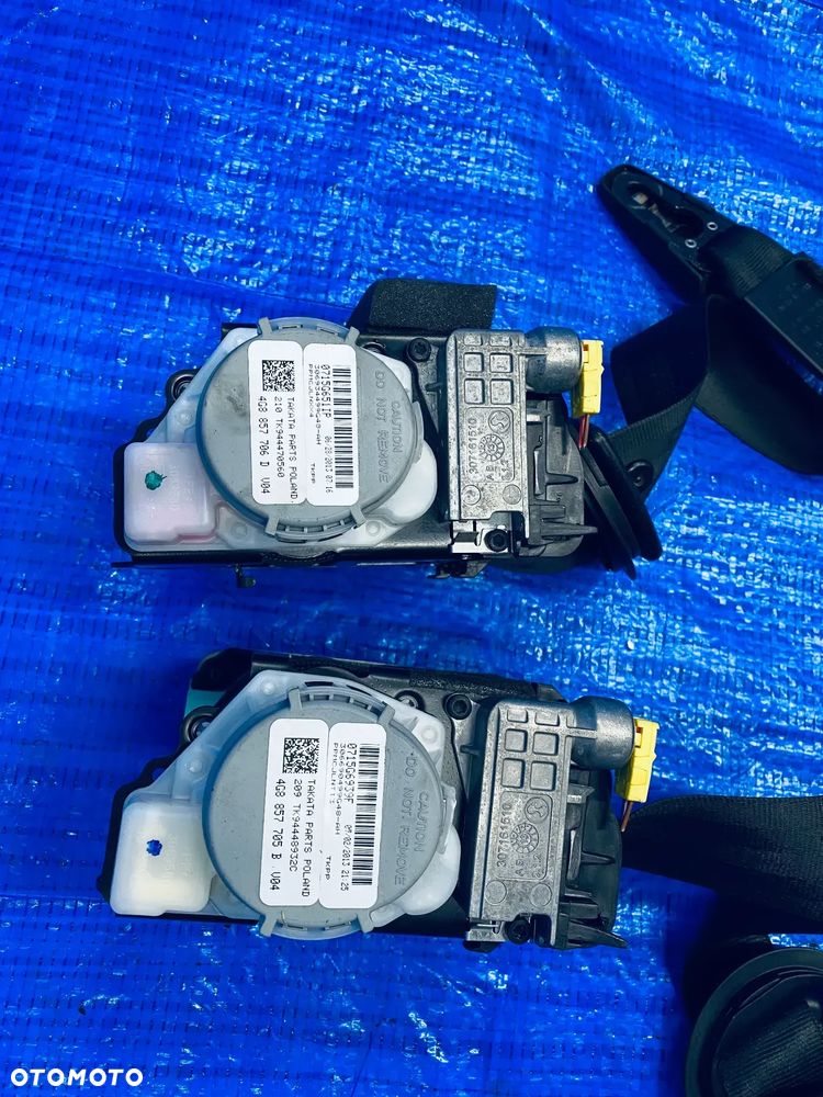 PASY NAPINACZE AIRBAG PASY BEZPIECZEŃSTWA LEWY PRAWY PRZÓD PRZEDNI AUDI A6 A7 C7 2011- ; 4G8857706D 4G8857705B ORYGINAŁ - 7