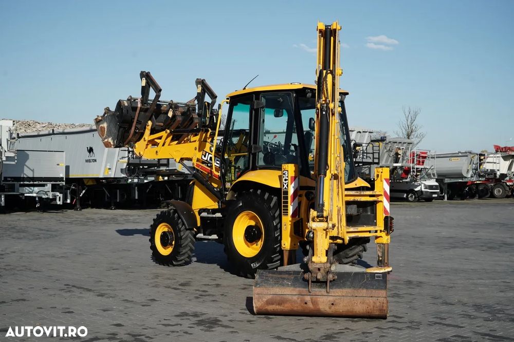 JCB 3CX PLUS / JOYSTICK / AER CONDIȚIONAT / CUPĂ RAPIDĂ / SET CUPĂ / CA NOU / SHOWROOM POLONIA / - 4