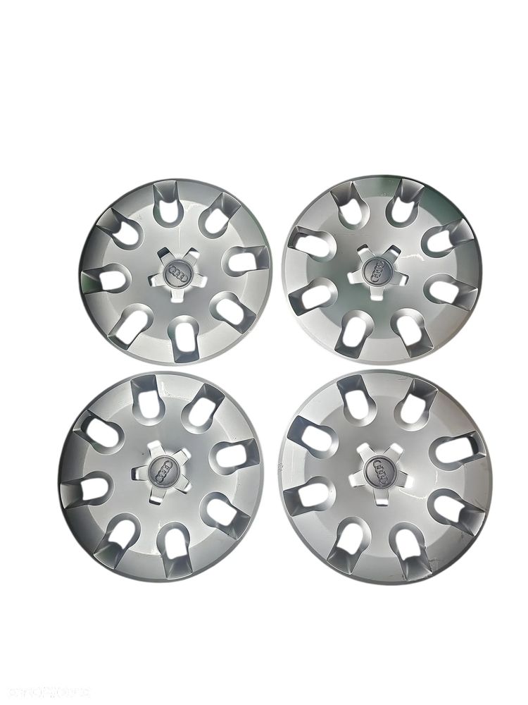 AUDI A1 A3 A4 A6 KOŁPAKI KOŁPAK CALI 15 KOMPLET 8X0601147 - 1