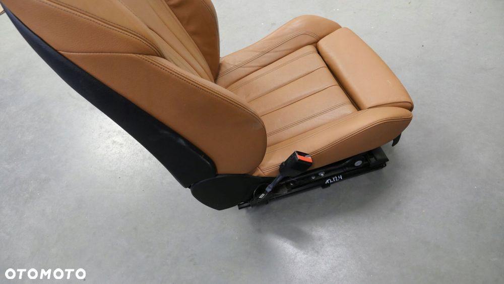 bmw x5 f15 f16 fotel lewy kierowcy elektryczny podgrzewany cognac m-pakiet - 9