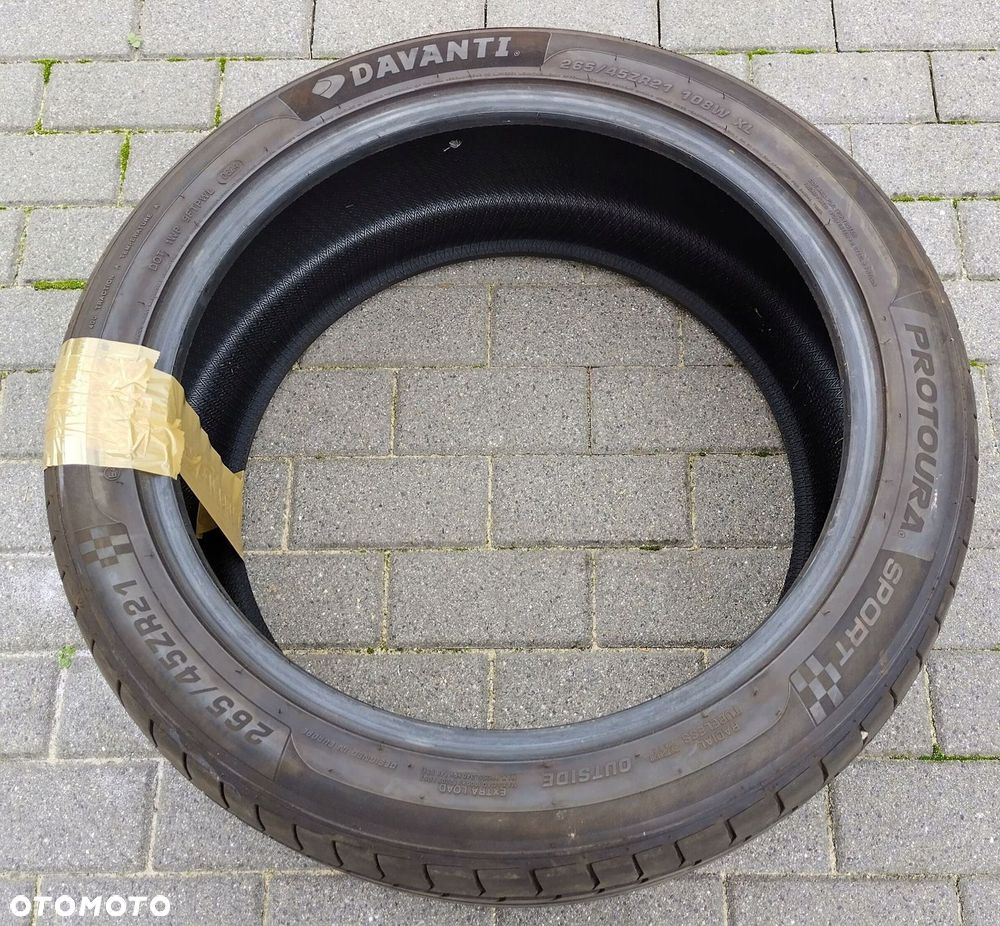 DAVANTI PROTOURA SPORT 265/45 ZR21 108W XL DOT 2021 6.5MM OPONA LETNIA - 8