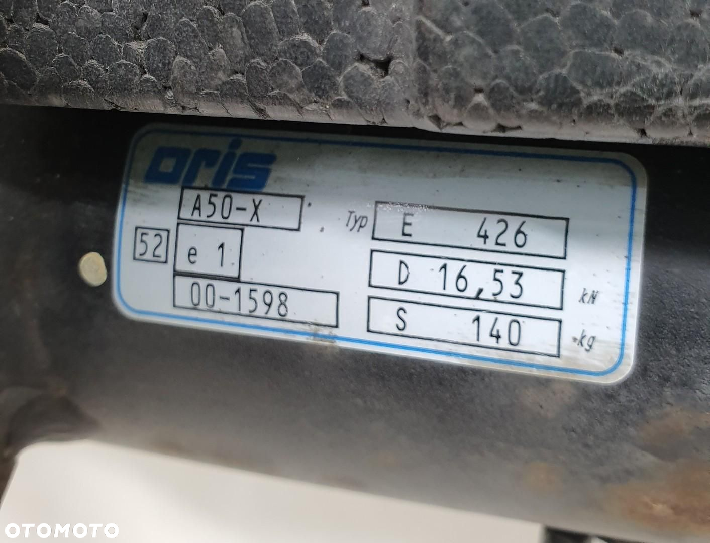 HAK HOLOWNICZY WYPINANY ORIS KLUCZYKI MERCEDES ML W164 A1643150265 - 7