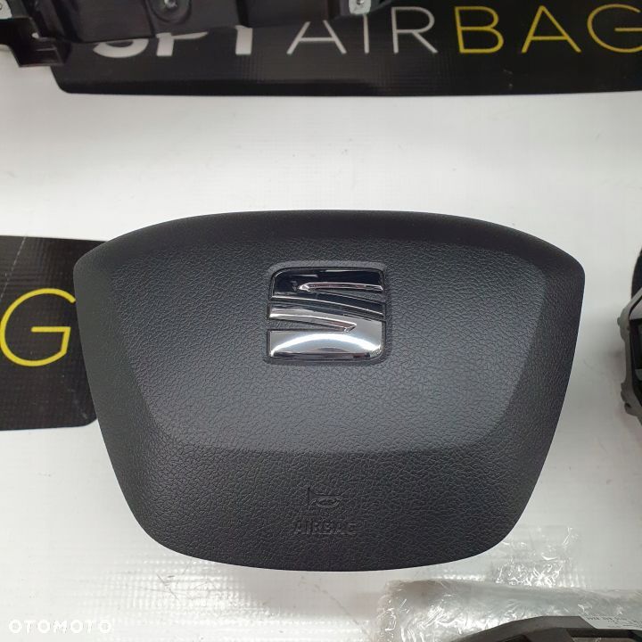 SEAT TARRACO DESKA ROZDZIELCZA KONSOLA KOKPIT PULPIT PODUSZKI AIRBAG AIR BAG PASY KIT SET - 7