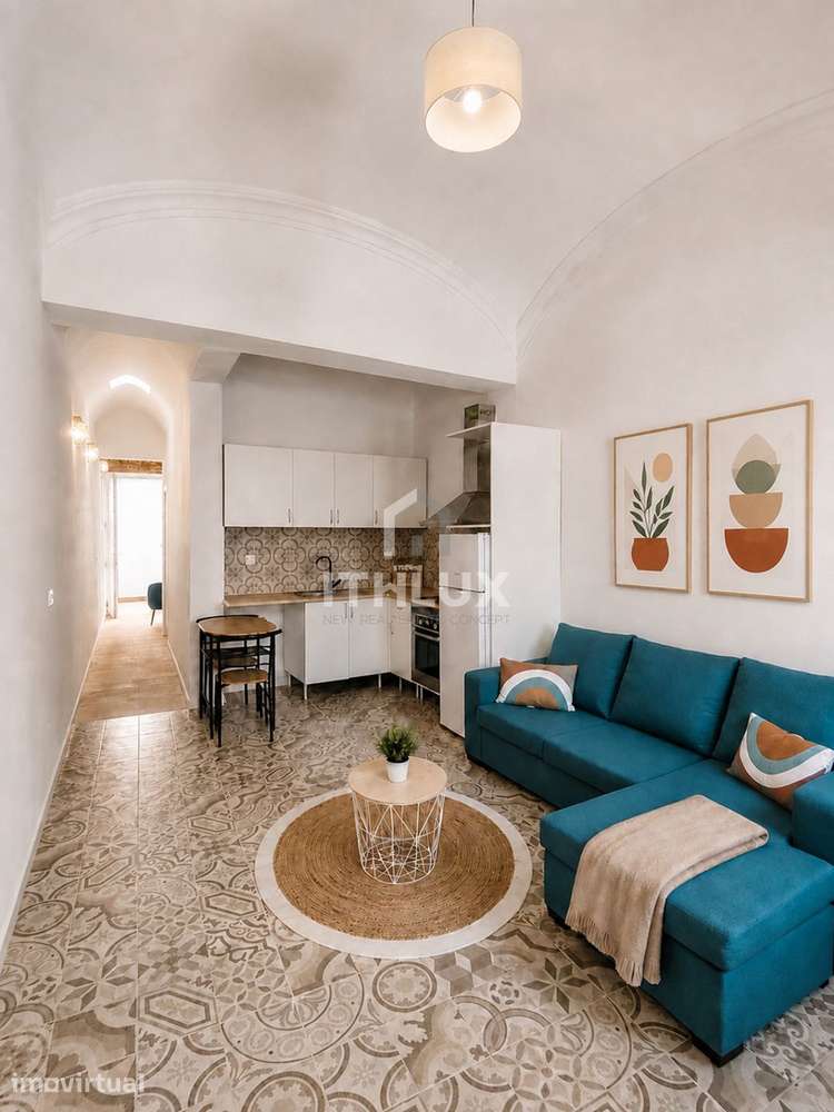 Moradia T1 renovada com açoteia na Baixa Histórica de Olhão - Grande imagem: 2/16