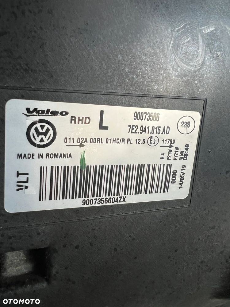 VW Transporter T6 (2015-2018r.) Lampa Reflektor Lewa 7E2941015AD - 4