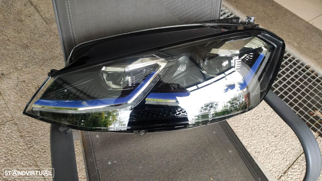 farol esquerdo full Led VW Golf 7 GTE facelift - 4