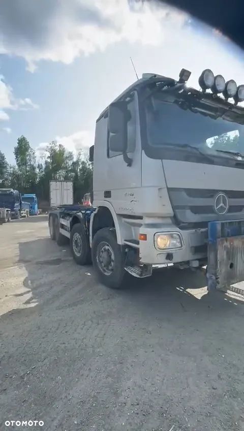 Mercedes-Benz Actros 4148 8x6 mp3, v6, euro 5, 55 000km org przebieg, podwozie z hydraulika - 1