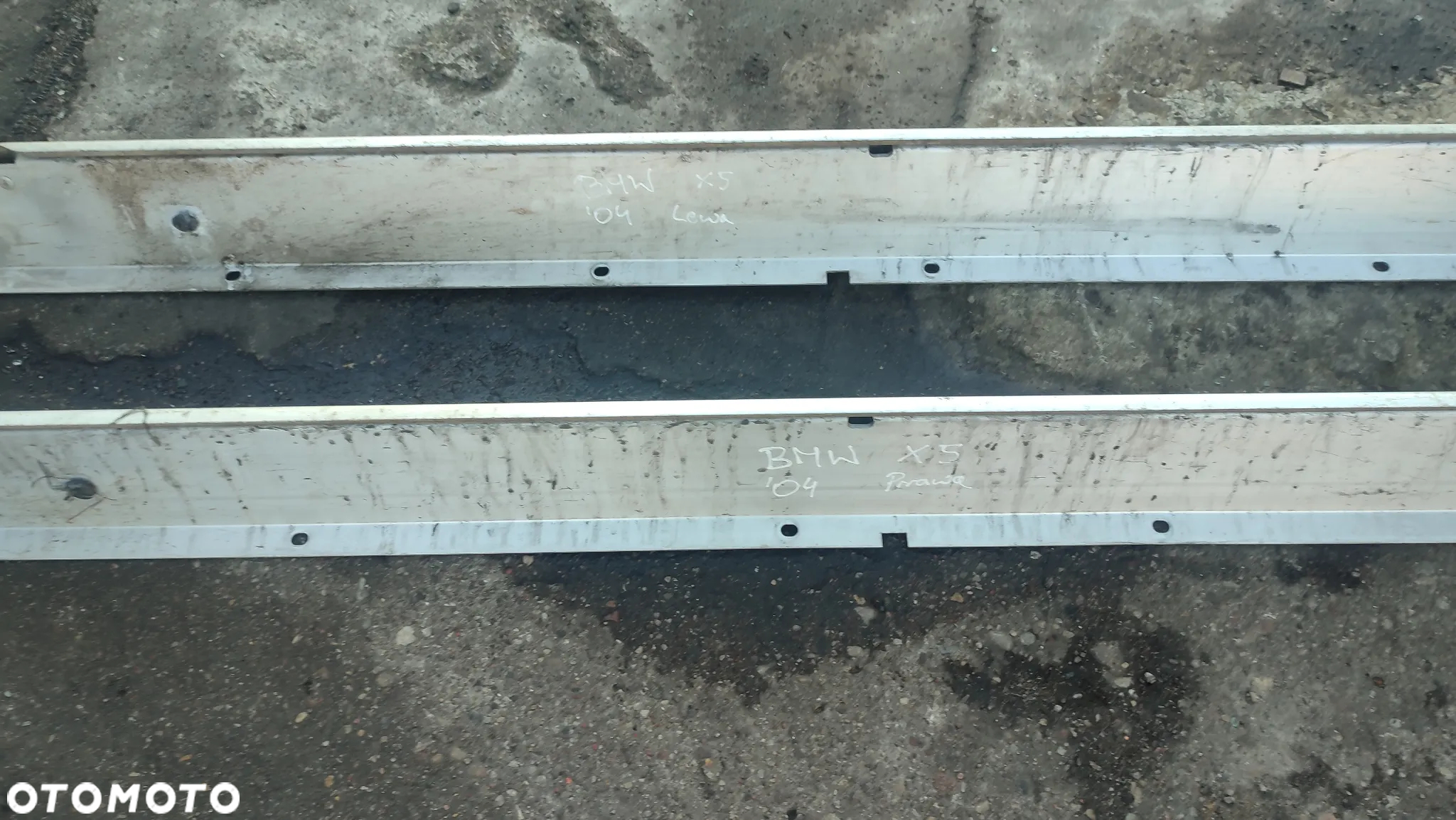 BMW X5 I E53 04r nakladka stopien schodek progu prawa i lewa - 4