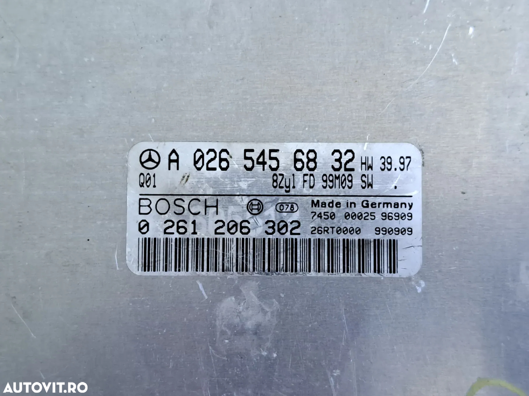 Unitate control Calculator ECU SAM Motor original Mercedes w163 w220 w210 w208 - 2